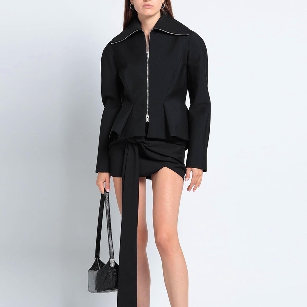 Givenchy Peplum Zip Front Blazer Jacket - Picture 6 of 15